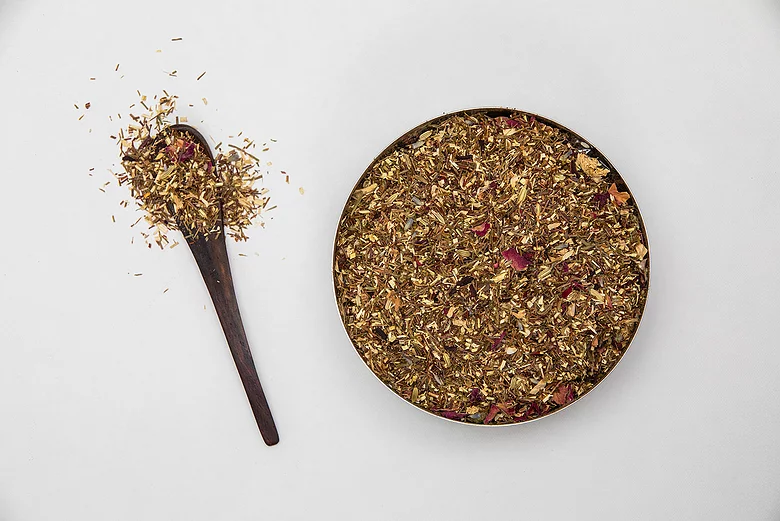 Goddess, Tea for Women, Herbal, Hormonal Balance, Wellness, Loose Leaf, Chrysanthemum, Shatavari,  Hibiscus, Roses, Rooibos, Fertility