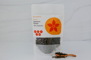 Green Tea, Jasmine Blossoms, Organic, Fujian
