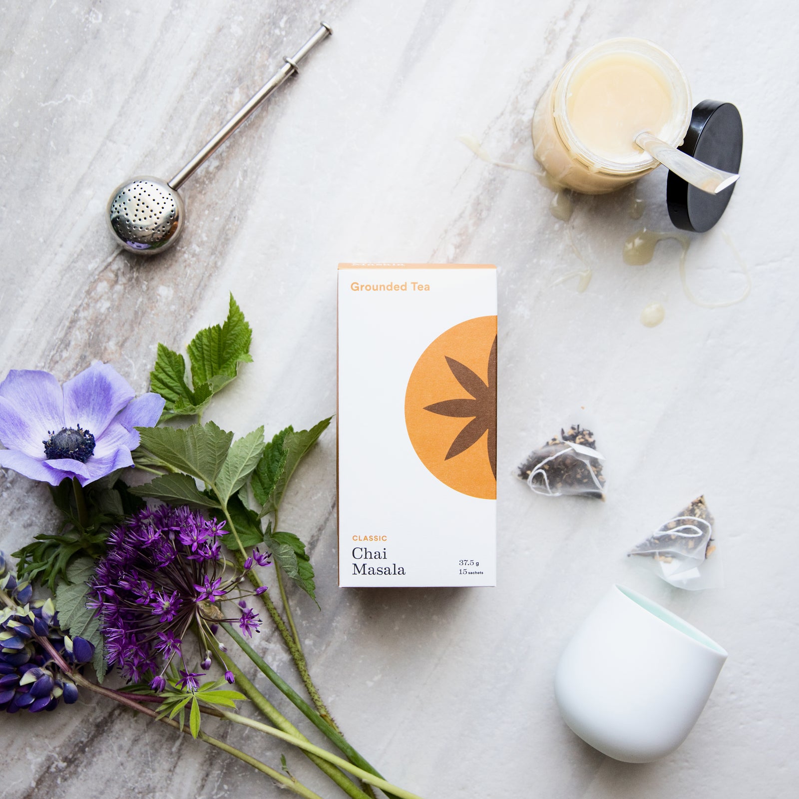 Chai, Spice, Masala, Black Tea, Sachets, Cinnamon, Cardamom